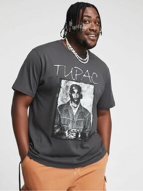 Men’s Tupac Graphic Tee Shirt
